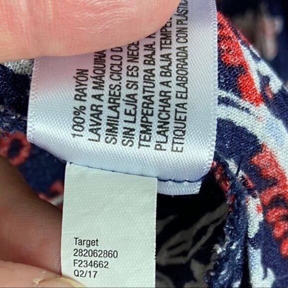 Bohemian Floral Printed Kimono Size XS Open Front Target Xhilaration Kaftan Boho - Picture 6 of 9